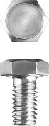 Болт шестигранный M20x40 ГОСТ 7798/DIN 931 кл.пр. 5,8 оцинк. 5 кг (303080-20-040) ЗУБР