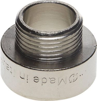 Переходник GENERAL FITTINGS удлиненный цилиндрический, никелированная латунь, 1" х 3/4"