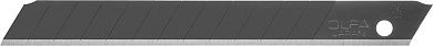 Лезвие сегментированные BLACK MAX, 9х80х0,38мм, 13 сегментов, 10шт (OL-ABB-10B) OLFA