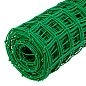 Решетка заборная в рулоне, 1х20 м, ячейка 83х83 мм, пластиковая, зеленая (64521) фото3