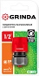 Соединитель быстросъемный 1/2", с автостопом, для шланга (8-426329_z01) GRINDA фото3