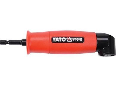Держатель угловой для бит 1/4" 155мм (400об/мин., 13Нм)(YT-04631) YATO