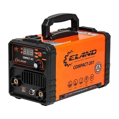 Полуавтомат сварочный COMPACT-201 (MIG/MAG/MMA, 4.4кВт, 220В, 20-180А, ПВ60% КПД 85%) ELAND