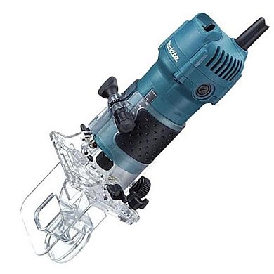 Фрезер кромочный 3710 (530 Вт, цанга 6 мм, кор.) MAKITA