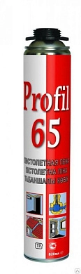 Пена монтажная проф.  +5/+30 65L 820мл Profil (130776) SOUDAL