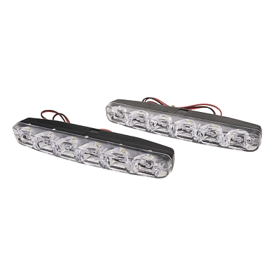 Ходовые огни 12V 6 SMD диодов (~155*33*17мм) 2шт (S01501014) SKYWAY