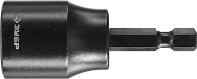 Насадка магнитная с торцовой головкой 17мм, ударная, L 60мм, 1/4" (26377-17) ЗУБР