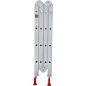 Лестница-трансформер алюм. шарнир. с помостом NV2330 (4х4 ступ. 219/452см, 17.0кг) Новая Высота фото6