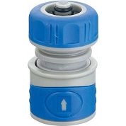 Соединение Быстросъемное 1/2" с аквастопом TPR coated для поливочного шланга на (HD-G6202T) H-D