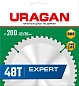 Диск пильный 200х32/30х48Т по дереву "Expert" (36802-200-32-48_z01) URAGAN фото3