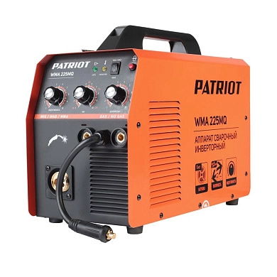Полуавтомат сварочный WMA 225MQ (MIG/MAG/MMA 10,2 кВт 220В 40-200А ПВ80% КПД85%) PATRIOT / IMPERIAL