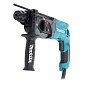 Перфоратор HR 2470 X15 + набор буров D-00795 (SDS-plus, 780 Вт, 2.7 Дж, чем.) MAKITA фото3