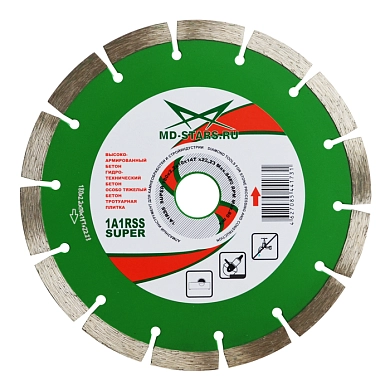 Круг алмазный сегм. 400х3.5х10х25.4 мм Бетон/Железобетон (SS40025) MD-STARS