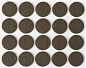 Накладки на мебельные ножки, самоклеящиеся, фетр.,коричн.,круглые 22мм, 20шт. (40910-22) STAYER фото2