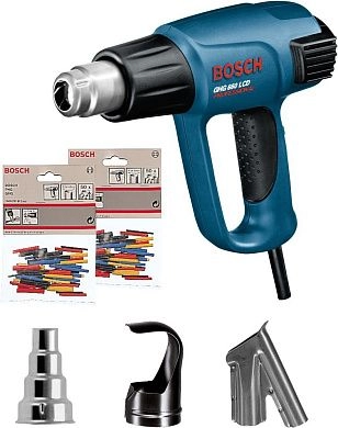 Термовоздуходувка GHG 660 LCD + оснастка (0 601 944 302) BOSCH