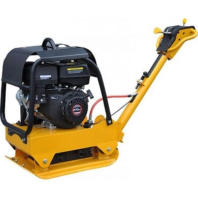 Виброплита С160 (Loncin 9,0 л.с., реверс,  колеса)