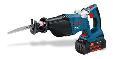 Ножовка сабельная аккумуляторная GSA 36,0 V-LI в чем. (28 мм, 2х2,6 А/ч)(0 601 645 R02) BOSCH