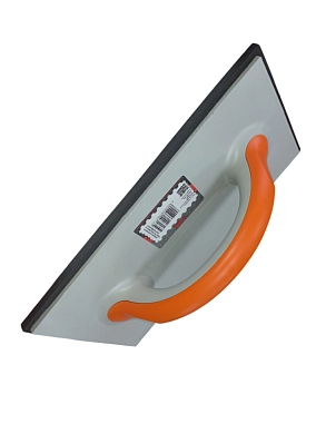 Терка пластмассовая с резиновой накладкой 8мм, 130х270 мм, литая, проф. ручка (112-4008) TYTANX