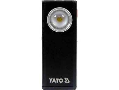 Фонарь светодиодный (5W, 500lm, 3.7V, 1500mAh, USB, IPX4, IK07)(YT-08556) YATO