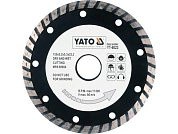Круг алмазный турбо 125x2.0х8x22.23 мм Универсал (YT-6023) YATO
