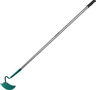 Мотыга D-образ профиль, углерод сталь, антикор. покрыт, ал.,225х80х1465мм, PH-225 ALU (39599) GRINDA