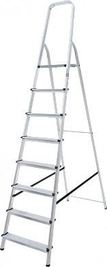 Лестница-стремянка алюм., серия NV1110 (8 ступ. 170/244 см, 6.0 кг) (1110108) Новая высота