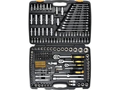 Набор слесарного инструмента (1/2", 3/8", 1/4") 216пр. (58700) Vorel