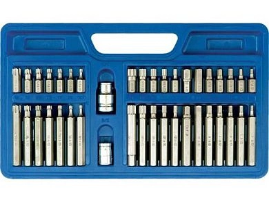 Головки-биты специальные TORX, HEX, SPLINE (набор 40пр.)(66410) VOREL