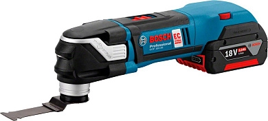 Резак универсальный аккум. GOP 18V-28 + оснастка / 2х5.0 Ач / L-boxx  (0 601 8B6 003) BOSCH