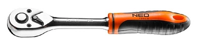 Трещотка 3/8", 45зуб., 195мм, Cr-V (08-508) Neo