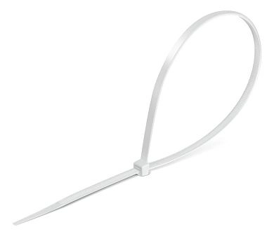 Стяжки кабельные,белые,1.9х150мм, нейлон РА66, 100 шт, КС-Б1,Профессионал (309010-19-150) ЗУБР