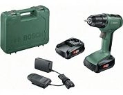 Дрель-шуруповерт UniversalDrill 18 (18.0В,2 акк.х1,5 А/ч Li-Ion,30Нм.,чем.)(0 603 9C8 005) BOSCH