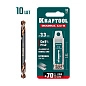 Сверло по металлу ц/х двухстороннее 3.3х49 мм, HSS-Co, класс А, 10шт. (29654-3.3-10) KRAFTOOL фото2
