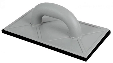 Терка пластмассовая с резиновой накладкой 8мм, 130х270мм РБ (KL05308_01) KLASSE