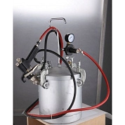 Красконагнетательный бак 10л. с краскопультом 1.8мм и шлангом (PT-2) H-D