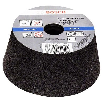 Шлифовальная чашка 110\90х55х22 зерн. 36 CS (1 608 600 240) BOSCH