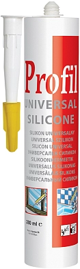 Герметик силиконовый универсальный Profil 270мл прозрачный туба (123081) SOUDAL
