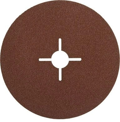Круг шлифовальный фибровый 125х22 мм, P100, велкро осн., 5 шт. "ПРОФИ" (35585-125-100) ЗУБР