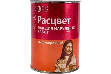 Лак «РАСЦВЕТ» для наружных работ алкидный 0.8 кг