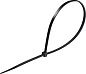 Хомут-стяжка черный ХС-Ч, 3.6x250 мм, 100шт. нейлоновые, (3788-36-250) СИБИН фото2