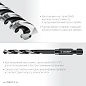 Сверло по металлу ц/х 4.0х43х93 мм, HSS, хв. HEX 1/4", класс A1 "IMPACT READY" (29623-4_z01) ЗУБР фото4