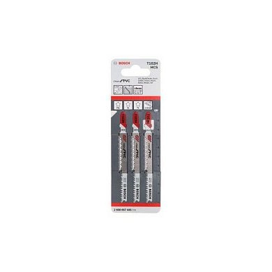 Пилка лобзиковая T102 H по пластику, 3шт. (2 608 667 445) BOSCH