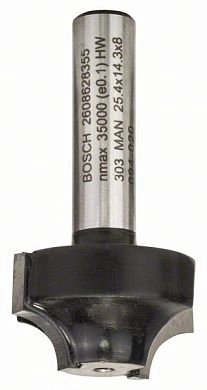 Фреза профильная E 25,4/14,3/8, (2.608.628.355) BOSCH