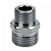 Штуцер пневматический с наружными резьбами 1/4" х 1/4" (HD-B1206) H-D