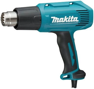 Фен технический HG 5030 K (1600Вт, 2 режима, 350-600С, 4 насадки, чем.) MAKITA