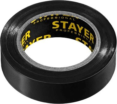 Изолента ПВХ, 15мм/10м, черная "Protect-10" "PROFESSIONAL" (12291-D) STAYER