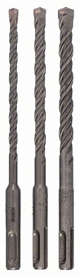 Набор сверл SDS-plus-5, 3шт.: 6, 8, 10мм "Эксперт" (1 617 000 117) BOSCH