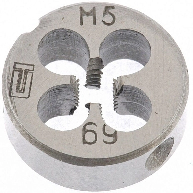 Плашка метрическая М5 х 0,8 мм (77013) СИБРТЕХ