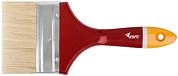Кисть плоская 100мм, натур. щетина, дер. ручка "Мастер" (F_00838) КУРС