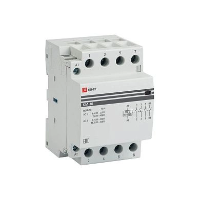 Контактор трехмодульный КМ (230/400В 40А 4NО IP20) km-3-40-40 EKF PROxima